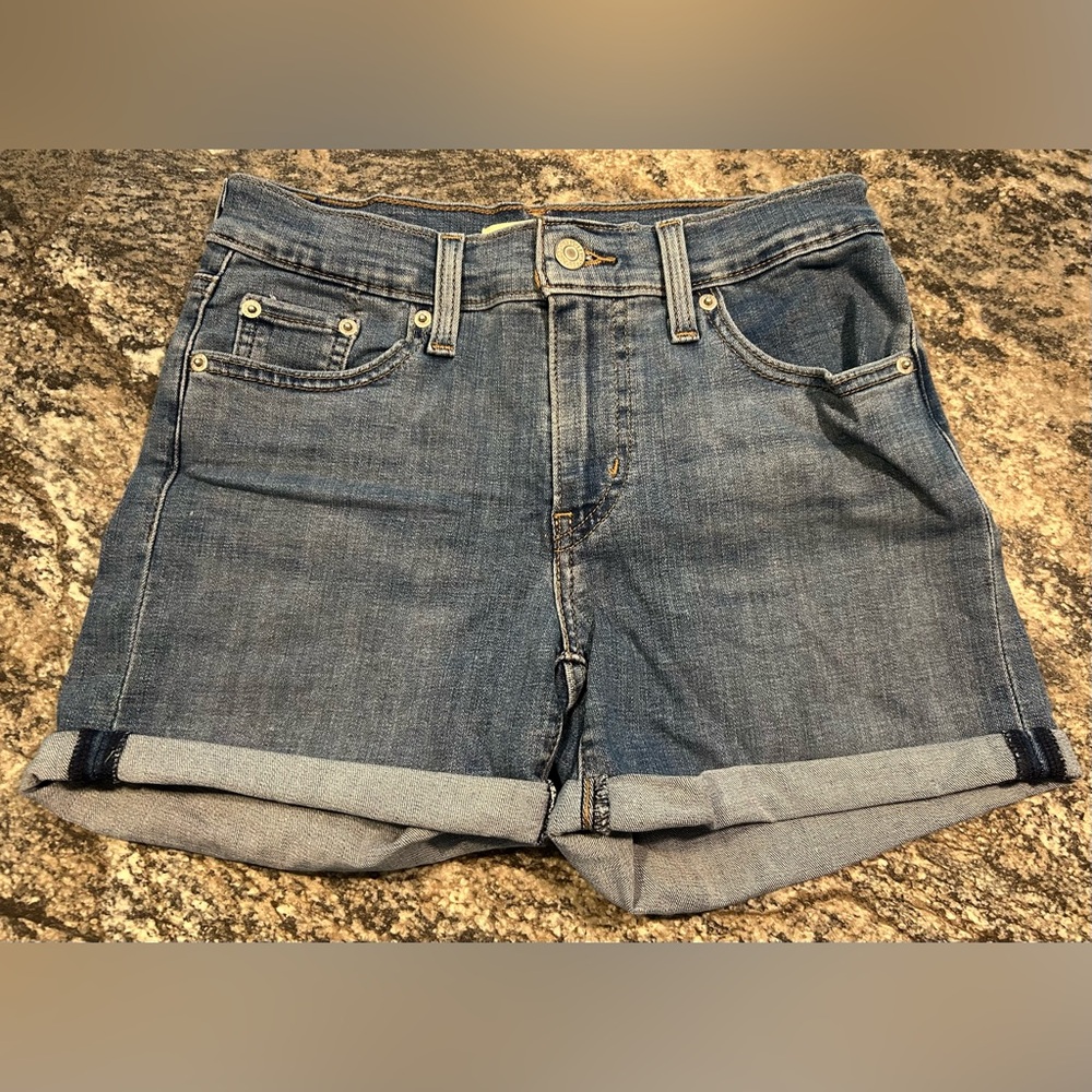 Levi's Blue Jean Shorts